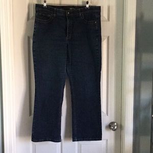 Lee Comfort Waistband Dark Blue Denim Jeans Petite 18
